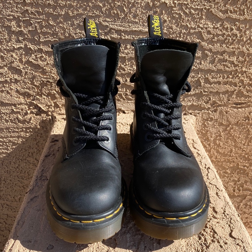 Dr Martens RARE 1460 PLATFORM BEX SOLE MIE boots - Picture 4 of 16